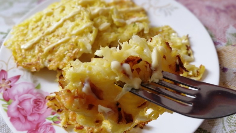 Egg Cabbage Pancake