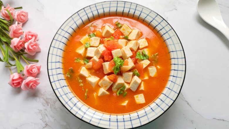 Tomato and Tofu Soup