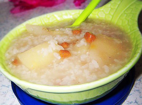 Sydney hawthorn glutinous rice porridge