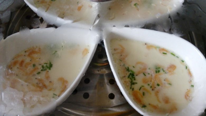 Steamed Shrimp Egg Custard