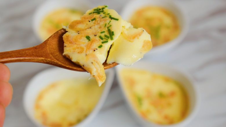 Steamed Shrimp Egg Custard