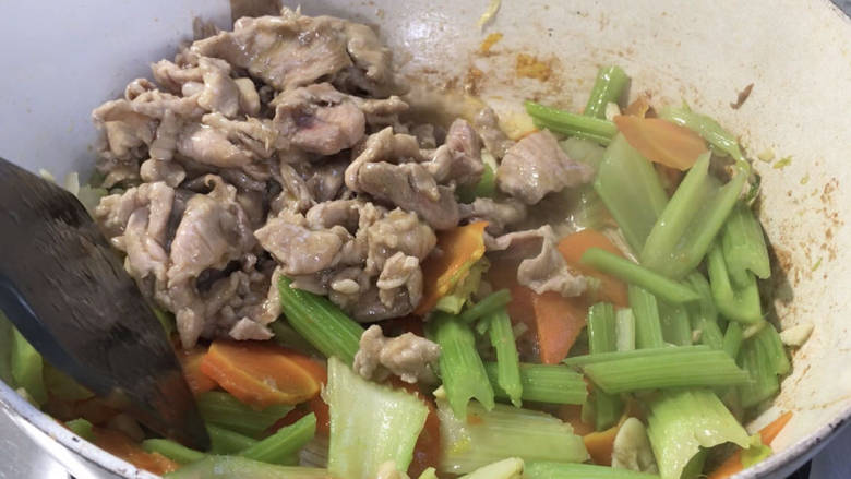 Celery Stir-fried Lean Pork