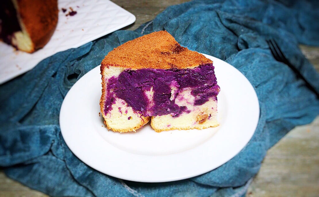 Purple Sweet Potato Layer Cake