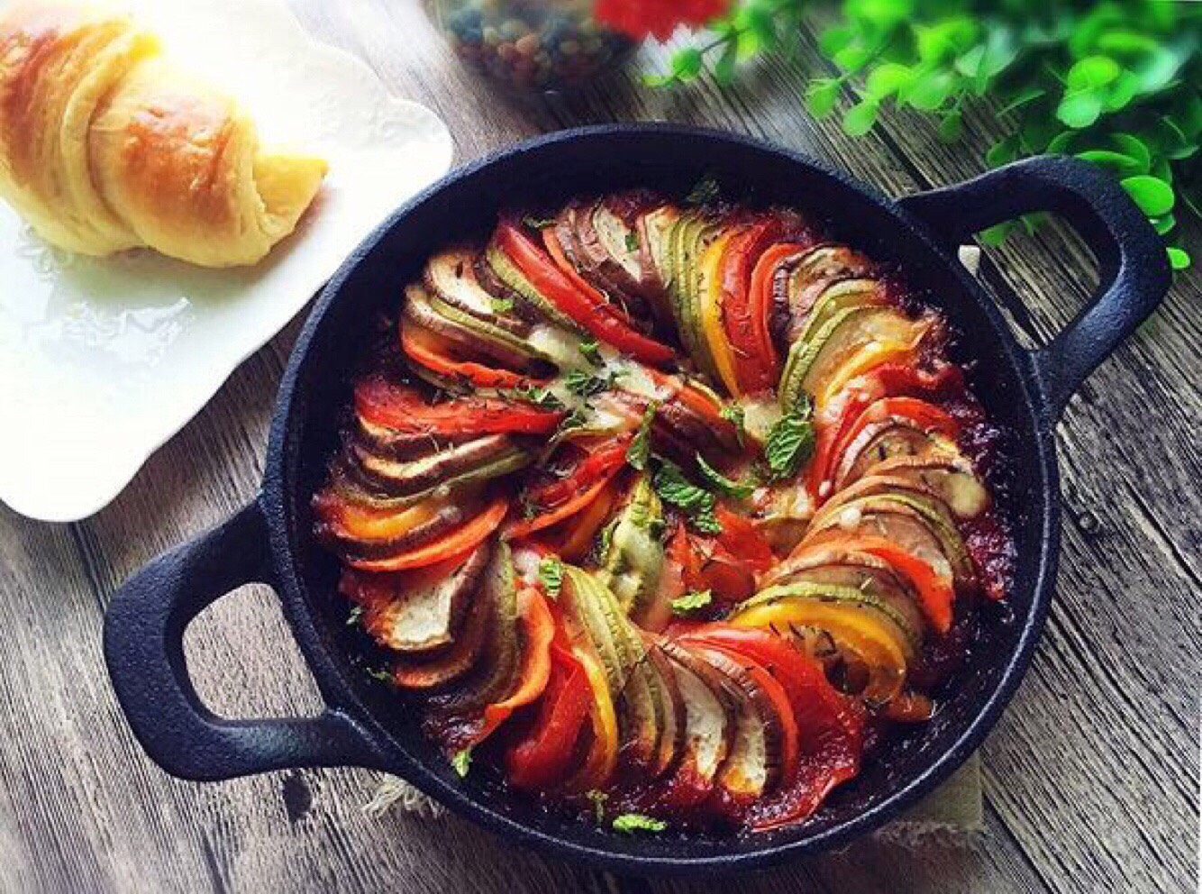 Provence Braised Dishes ~ "Ratatouille" Vegetable Chowder