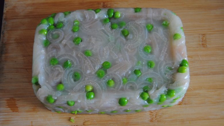 Pea pig skin jelly