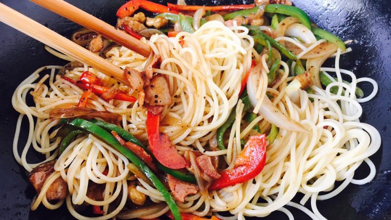 Office workers' favorite Kuaishou Black Pepper Pasta