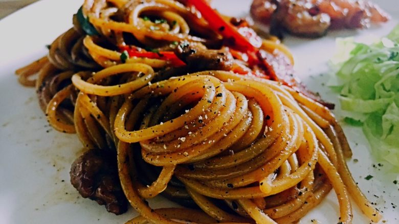 Office workers' favorite Kuaishou Black Pepper Pasta