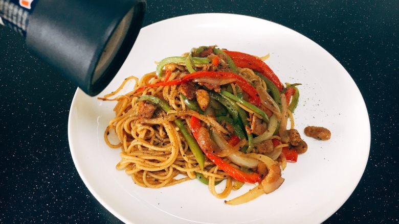 Office workers' favorite Kuaishou Black Pepper Pasta