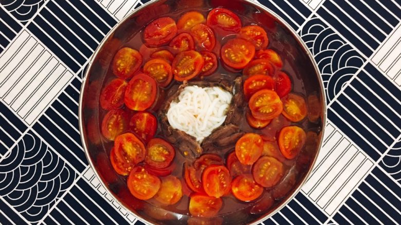 Tomato Beef Cold Noodles