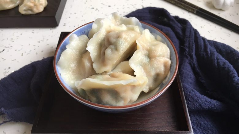 Hometown style dumplings, three delicacies filling dumplings