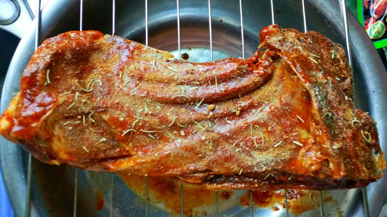 My home has an oven - rosemary grilled lamb chops