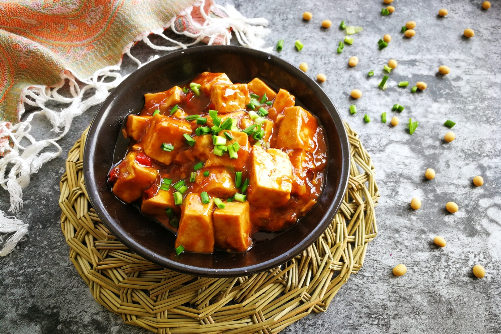 # lazy cuisine#Homestyle roasted tofu (soybean paste version)