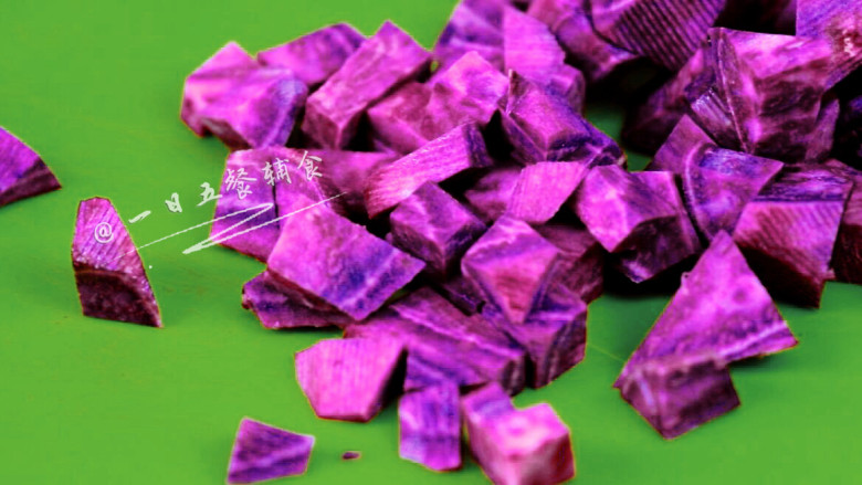 Purple Sweet Potato Rice Cake