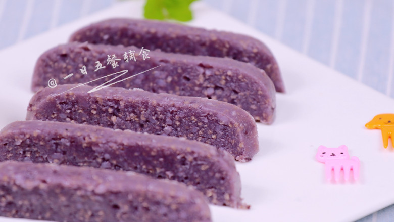 Purple Sweet Potato Rice Cake