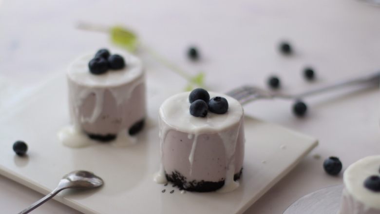 Blueberry Yogurt Mousse