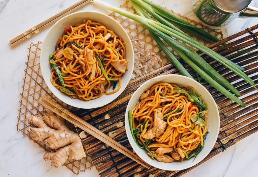 Ginger and Scallion Noodles