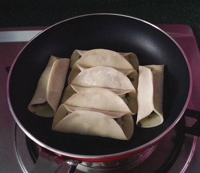 Krill and Chive Pot Stickers