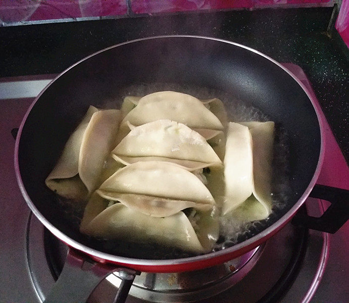 Krill and Chive Pot Stickers