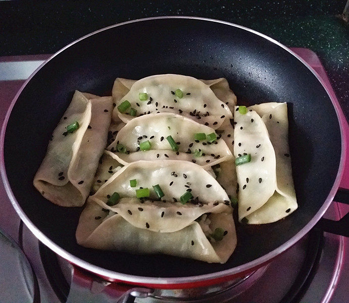 Krill and Chive Pot Stickers