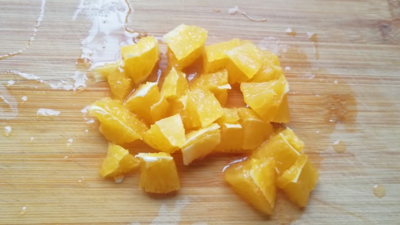 Various Fruits Apple, Orange and Tremella Soup