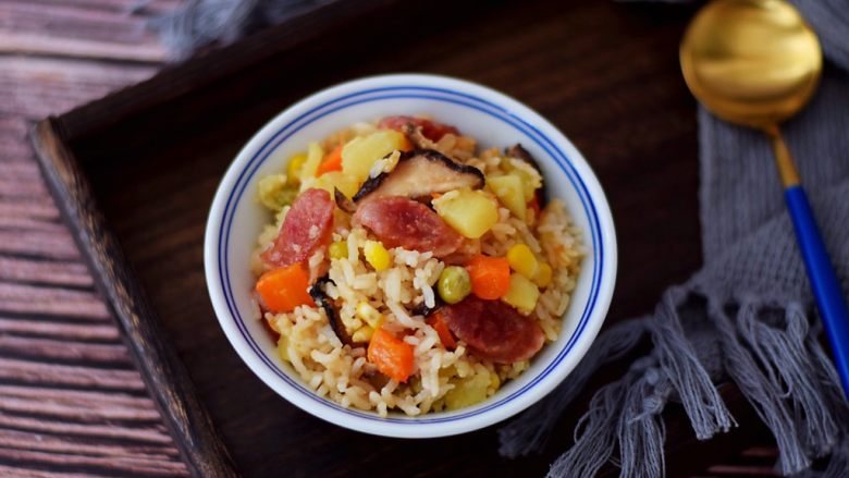 Potato waxBraised rice with intestines