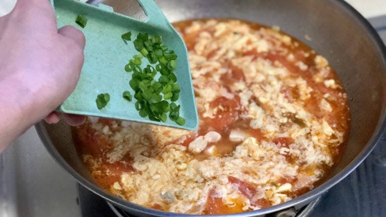 Tomato tofu soup➕tomato mustard, tofu and egg soup