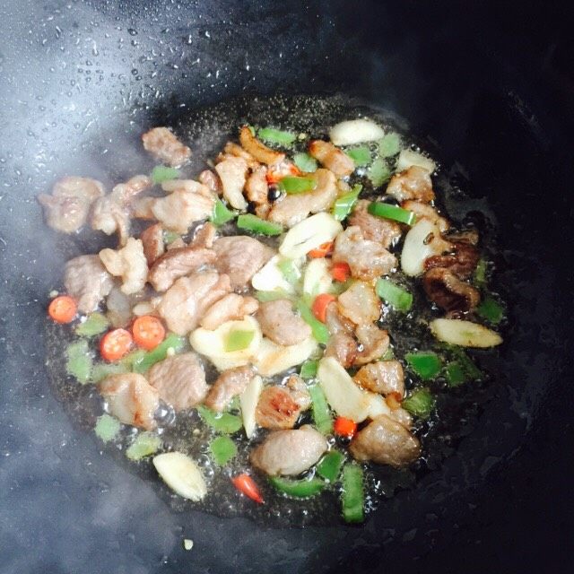 Stir-fried organic cauliflower