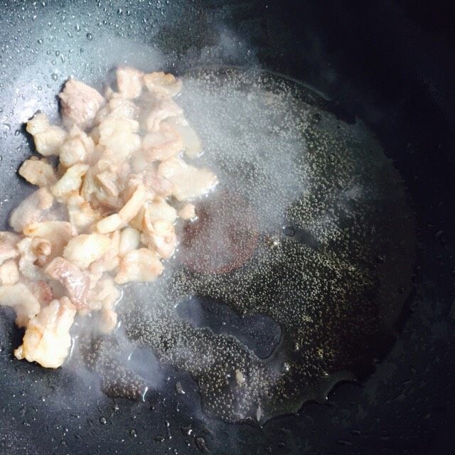 Stir-fried organic cauliflower