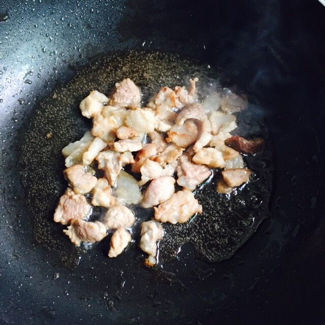 Stir-fried organic cauliflower