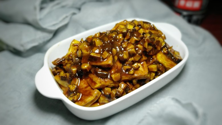 Mushroom Braised Tofu