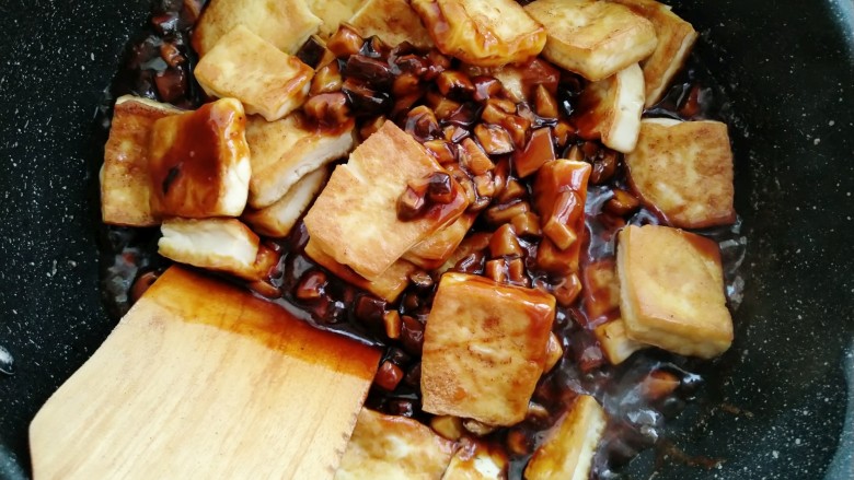 Mushroom Braised Tofu