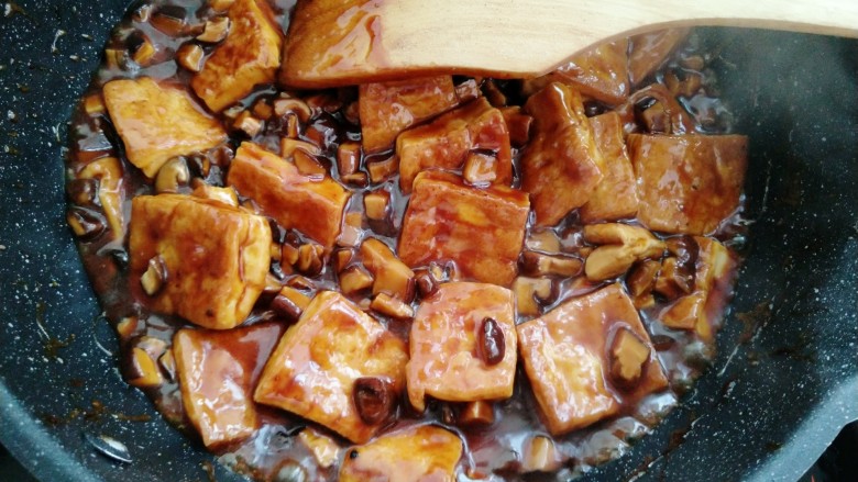 Mushroom Braised Tofu