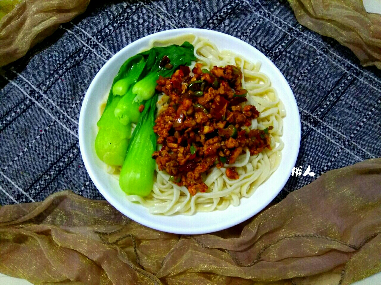 Mushroom and Pork Fried Noodles