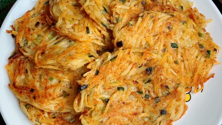 Potato shredded cake