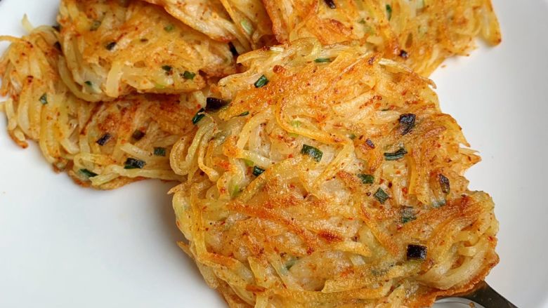 Potato shredded cake