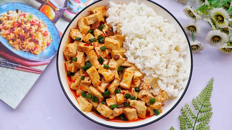 Braised Tofu Rice Bowl