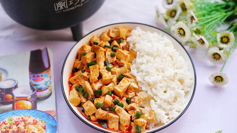 Braised Tofu Rice Bowl