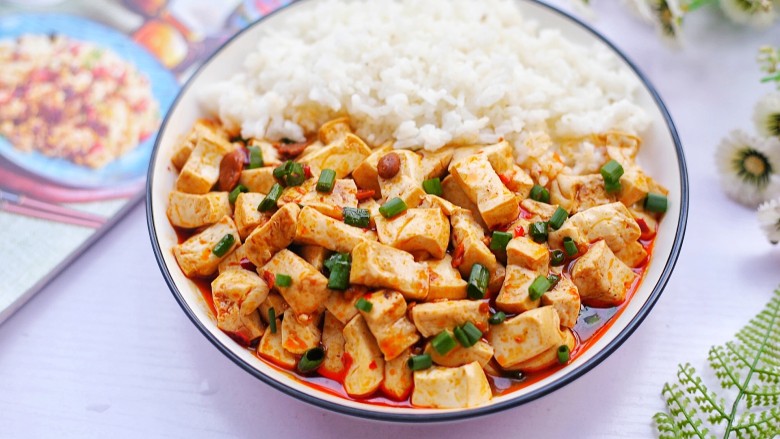 Braised Tofu Rice Bowl