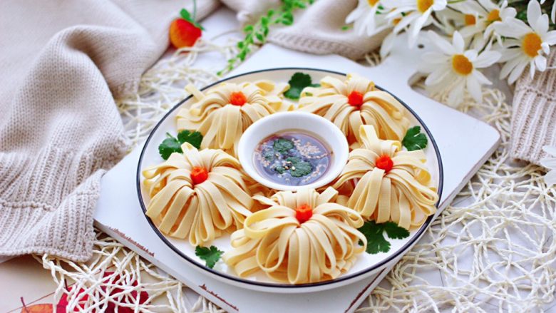 Cold chrysanthemum bean curd