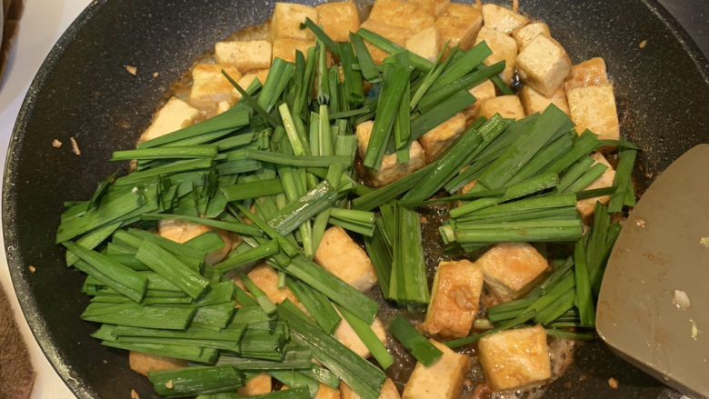 Fried Tofu with Chives