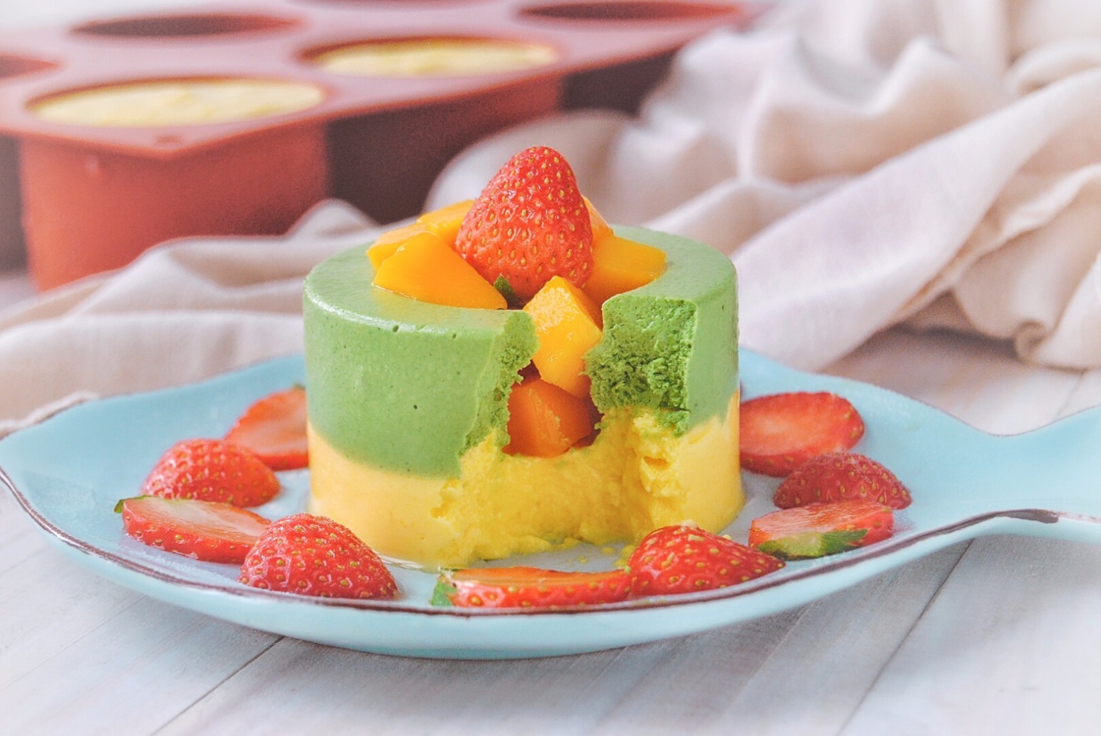 Matcha Mango Mousse