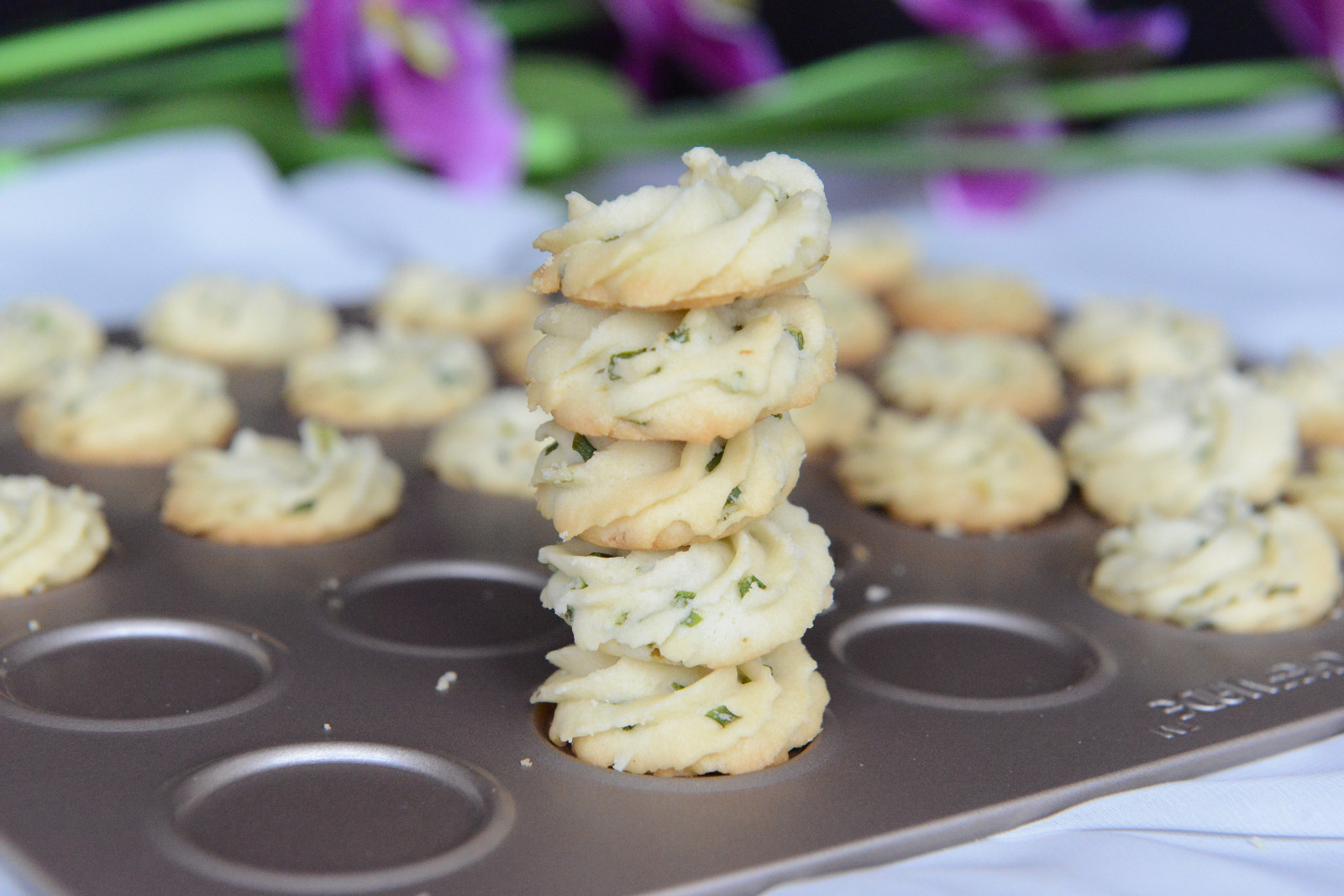 Green onion cookies