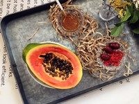 Golden Autumn Jade Gui Bird's Nest Papaya Cup