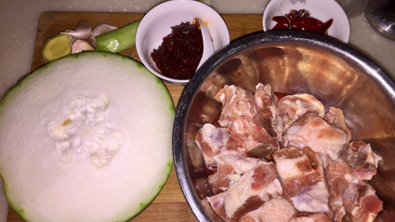 Spicy Winter Melon Pork Ribs Stew