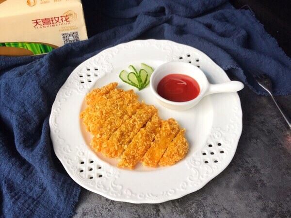 Crispy fried chicken steak ~ you can make it at home and it’s healthier