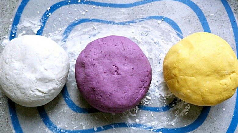 Three-color taro balls, fresh taro fairy