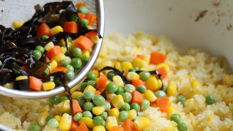 Colorful Shrimp and Egg Fried Rice