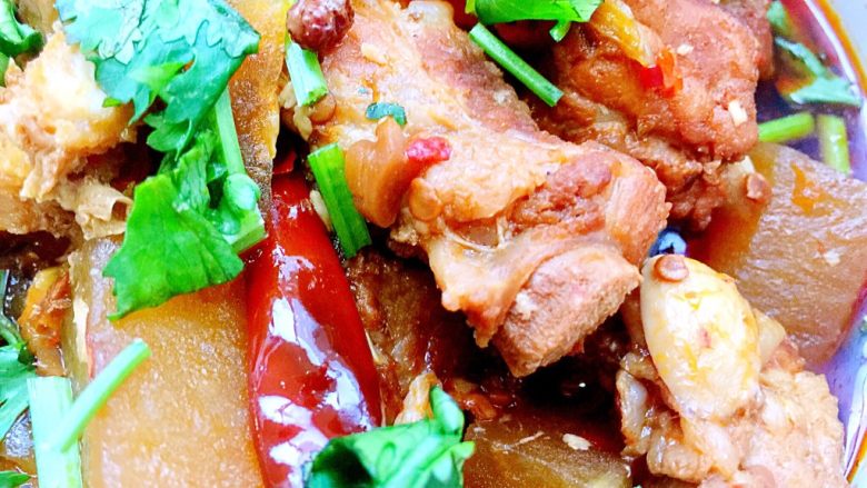 Spicy Winter Melon Pork Ribs Stew