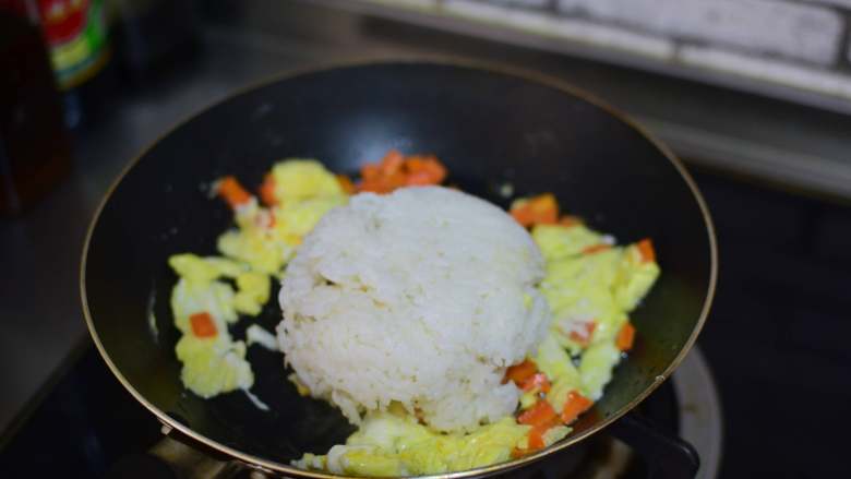 Cucumber and Egg Fried Rice