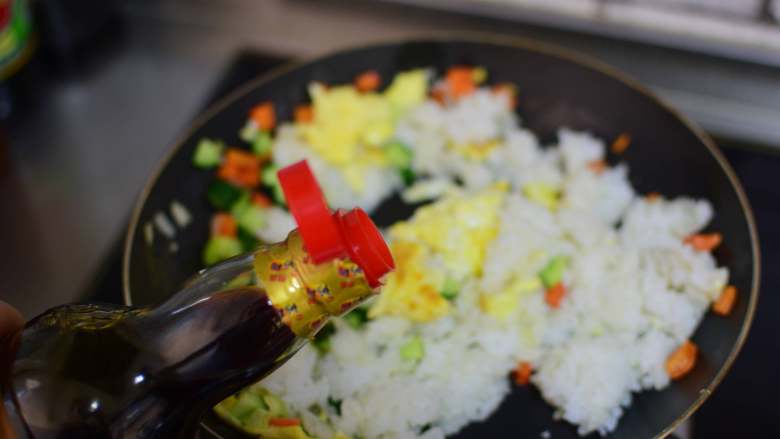 Cucumber and Egg Fried Rice